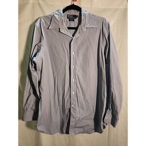 Vintage Polo Ralph Lauren Shirt Men's Andrew Long Sleeve Classic Fit 16-34